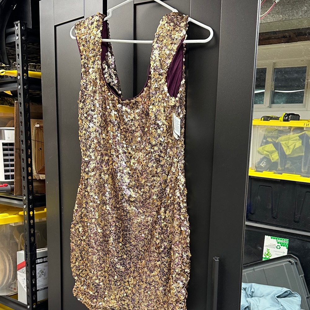 Sequin Sleeveless Dress